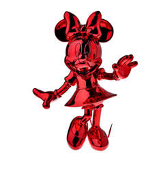 Minnie Welcome Chromed Red by Leblon Delienne - Limited Edition Sculpture sized 22x24 inches. Available from Whitewall Galleries