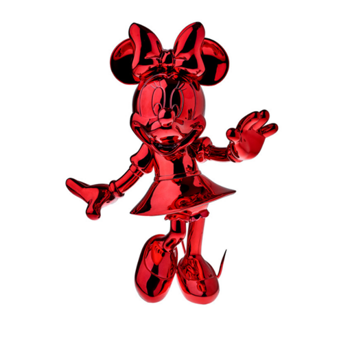 Minnie Welcome Chromed Red by Leblon Delienne - Limited Edition Sculpture